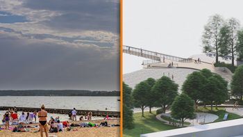Mazurski kurort pokazał plany na plażę. Powstanie sauna nad jeziorem