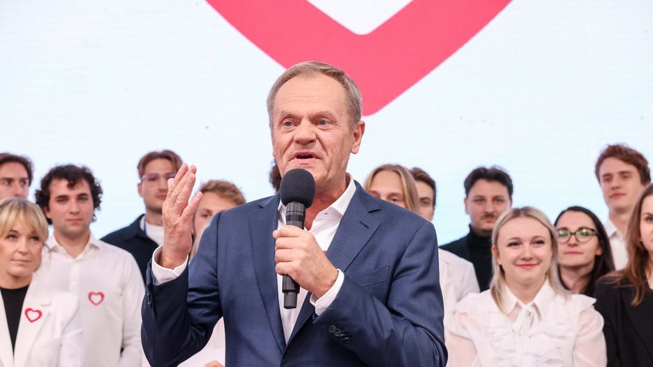 Wiecz�r wyborczy Koalicji Obywatelskiej
15.10.2023 Warszawa Wieczor wyborczy Koalicji Obywatelskiej fot Jacek Dominski/REPORTER
n/z: Donald Tusk
Jacek Dominski/REPORTER