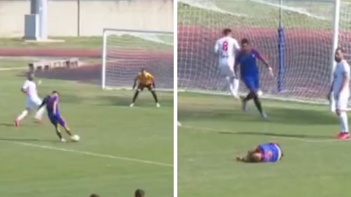 Zawodnik zasłabł po strzeleniu bramki