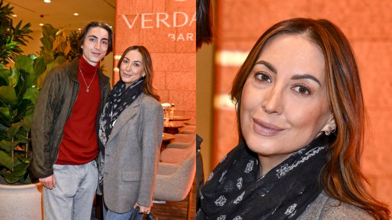 Anna Zejdler na salonach z najstarszym synem Krzysztofa Ibisza