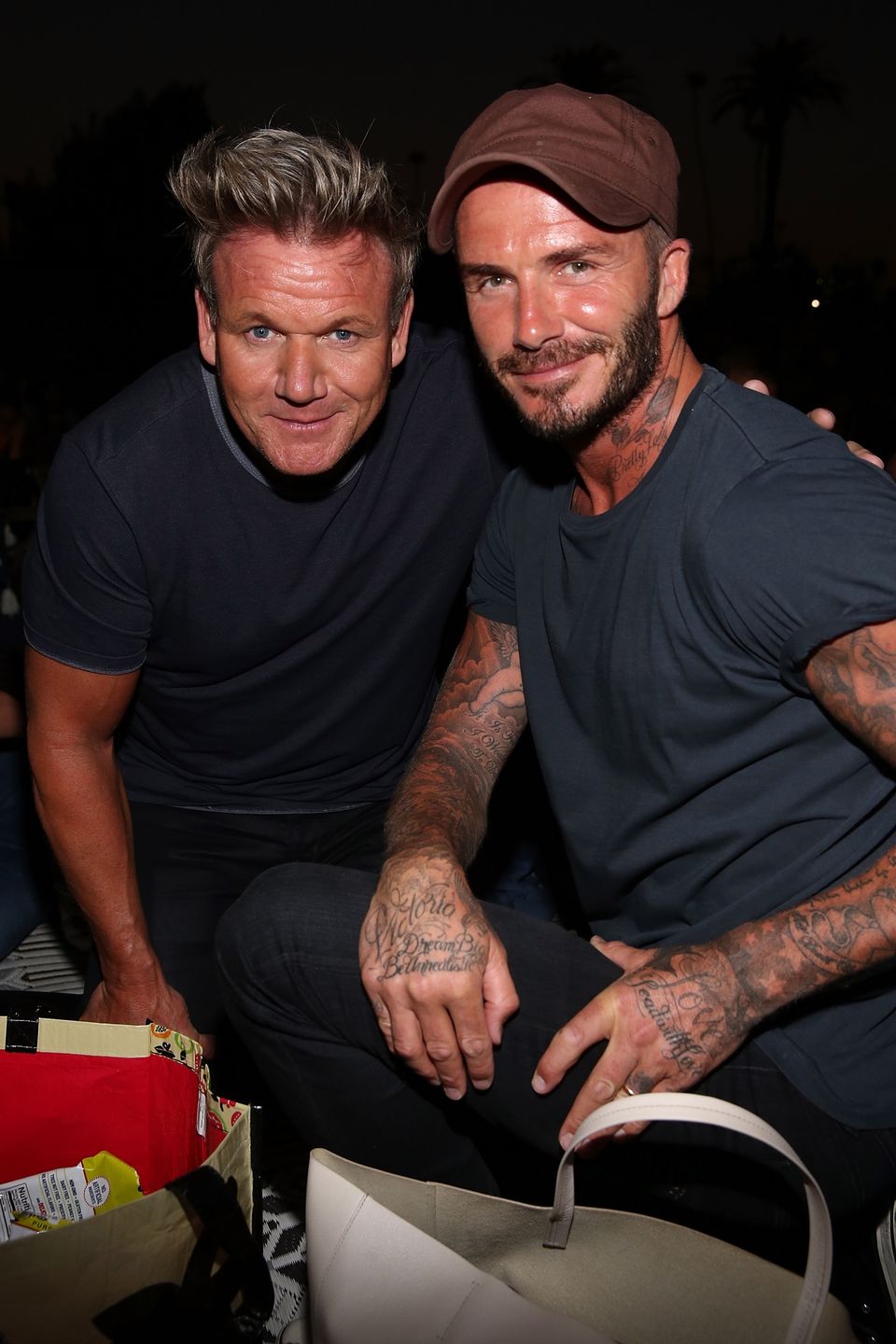 Gordon Ramsay i David Beckham