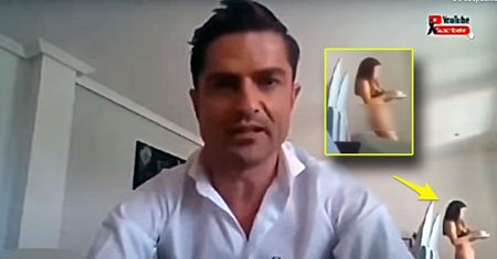 Udzielał wywiadu w domu. Partnerka zobaczyła jego kochankę