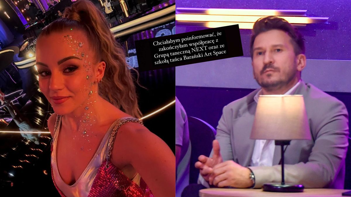 Tancerka odchodzi od Barańskiego. Wydała oświadczenie