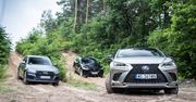 Lexus NX, Audi Q5 i Jaguar F-Pace: oczekiwania kontra rzeczywistość