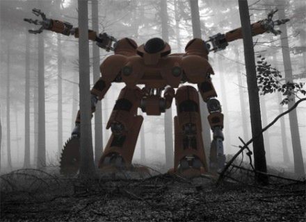 Robot gaszący pożary
