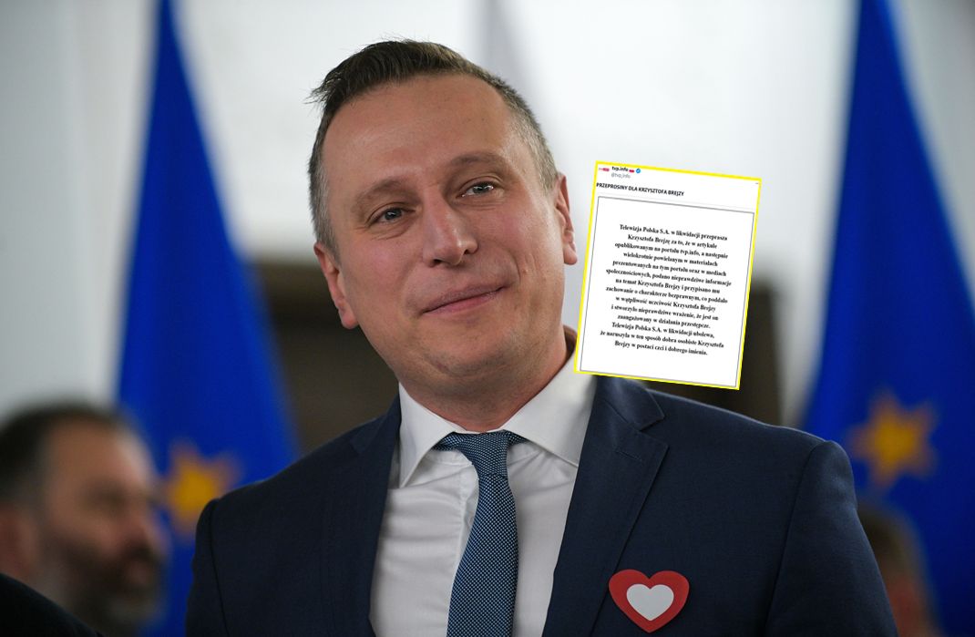 TVP przeprasza Krzysztofa Brejzę