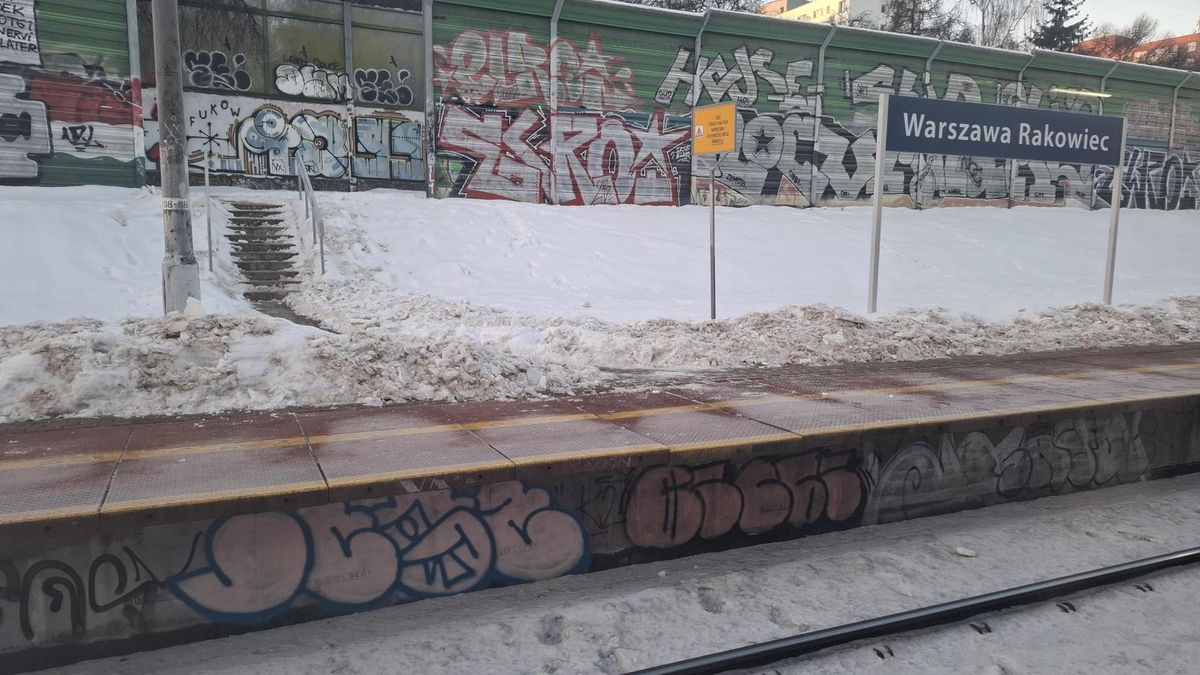 Wypadek na stacji Warszawa Rakowiec