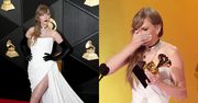 Grammy 2024. Bijąca rekord wszech czasów Taylor Swift LŚNI w białej sukni. Artystka ZSZOKOWAŁA ważnym ogłoszeniem (ZDJĘCIA)