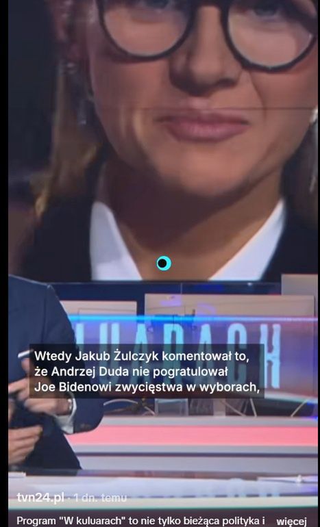 Wpadka w programie "W Kuluarach" w TVN24 