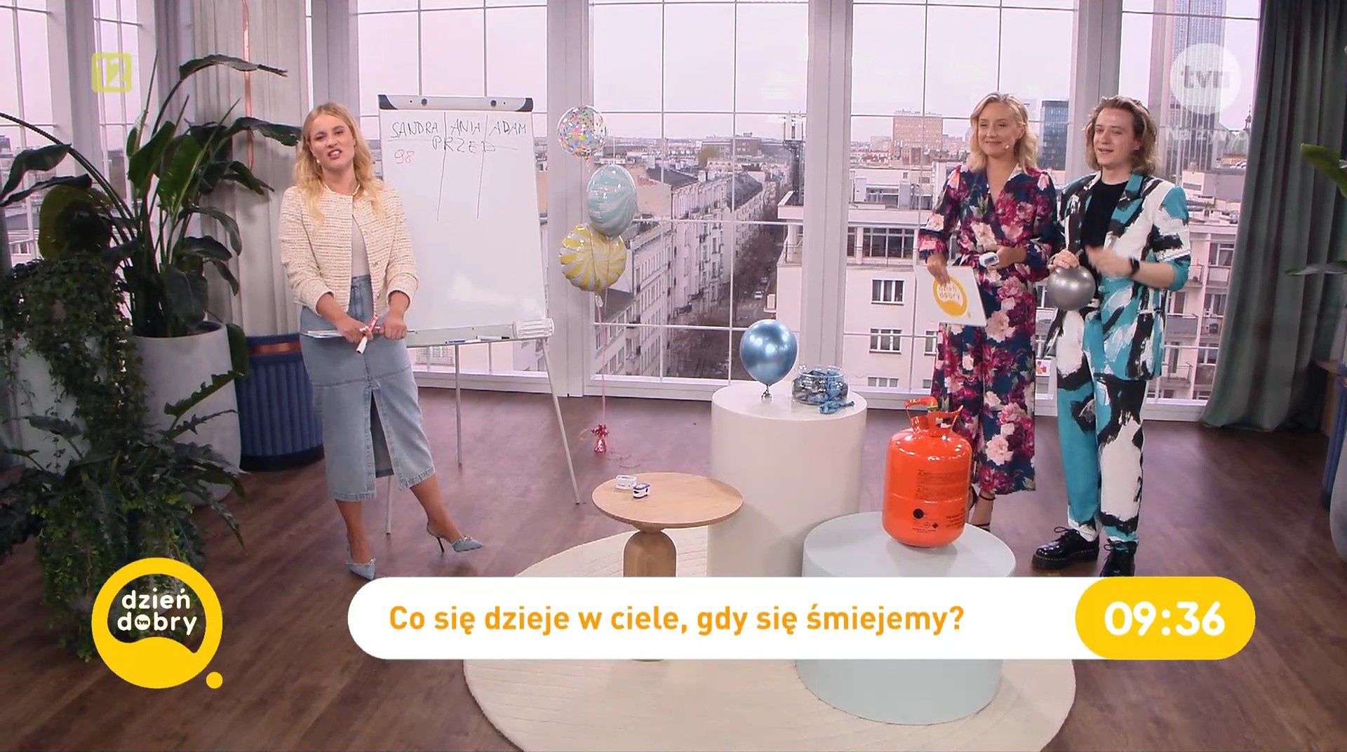 Kadr z programu "Dzień Dobry TVN"