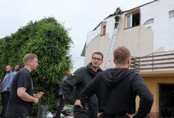 Trąba powietrzna koło Nowego Sącza. Premier na miejscu kataklizmu