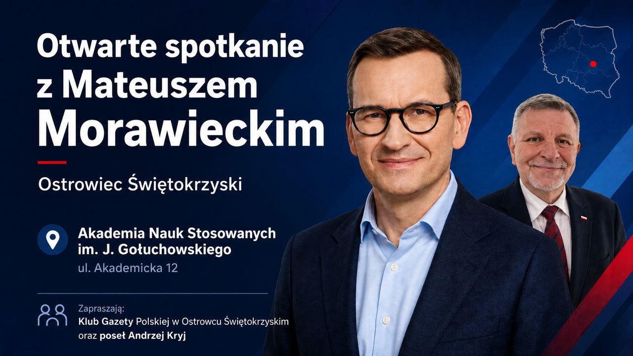 Otwarte spotkanie z Mateuszem Morawieckim w Ostrowcu Świętokrzyskim