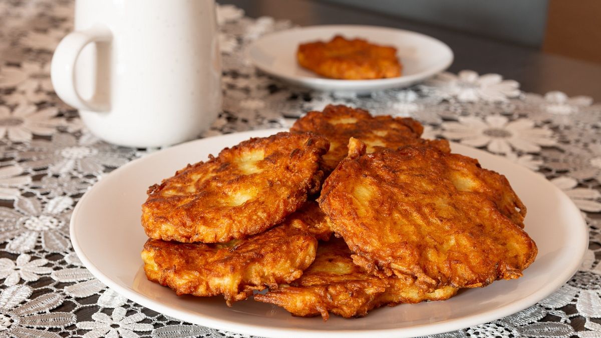 Chrupiące placki ziemniaczane