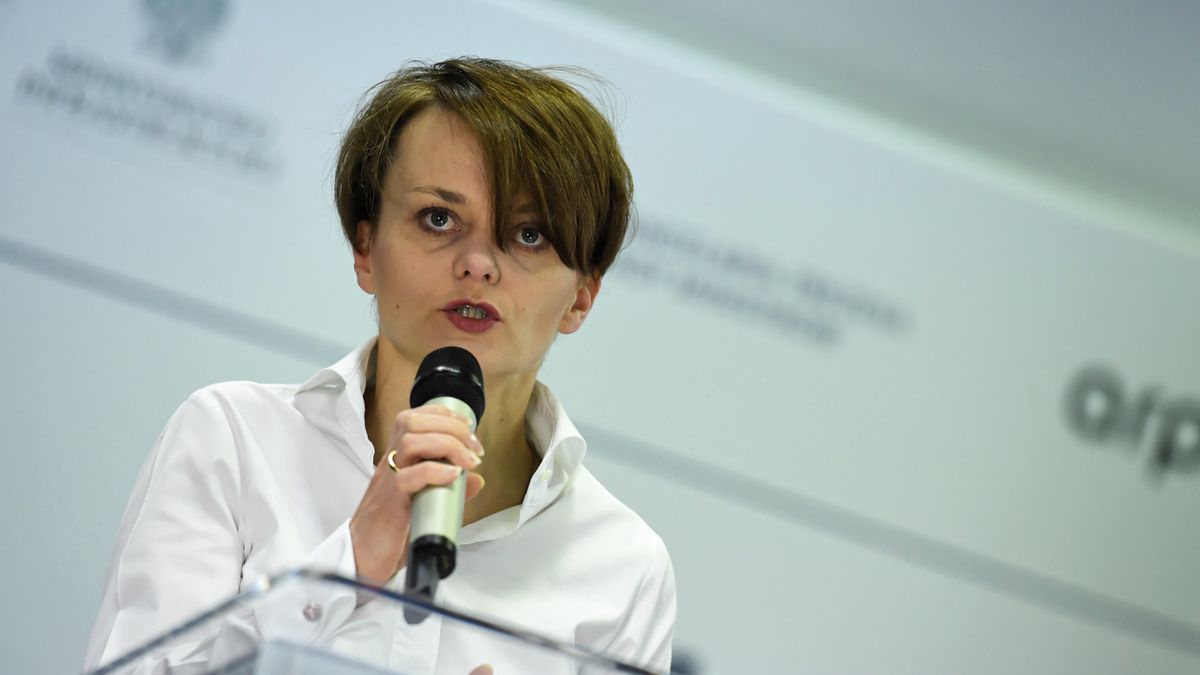 Jadwiga Emilewicz (na zdjęciu) przedstawiła rządowe pomysły wsparcia transportu.