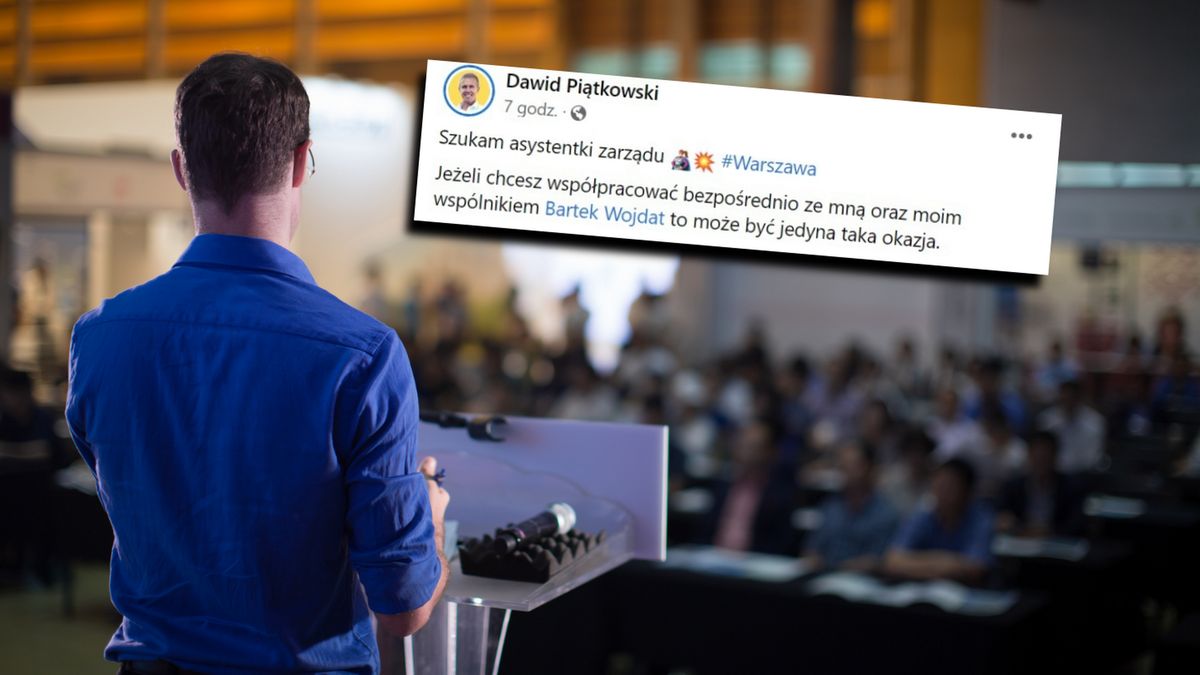 Ogłoszenie o pracę umieszczone przez Dawida Piątkowskiego wywołało wiele emocji