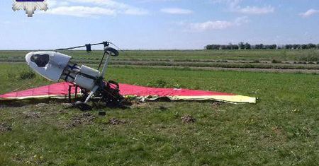 Śmiertelny wypadek w Kawęczynie. Zginął motolotniarz