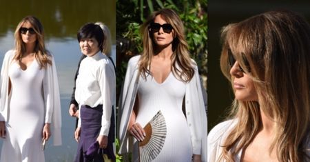 Melania Trump spotkała się z żoną premiera Japonii (ZDJĘCIA)