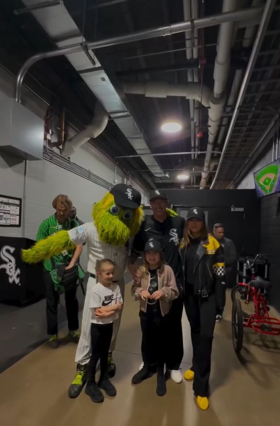 Rodzinny wypad Lewandowskich na mecz baseballa