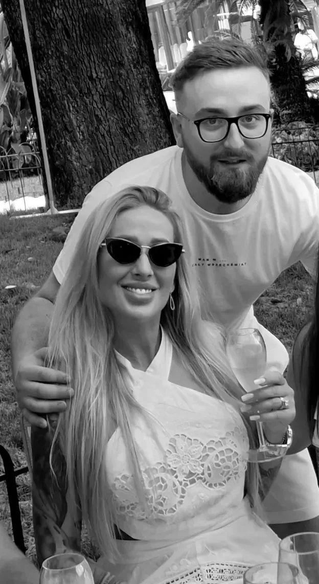 Sylwia Peretti z synem