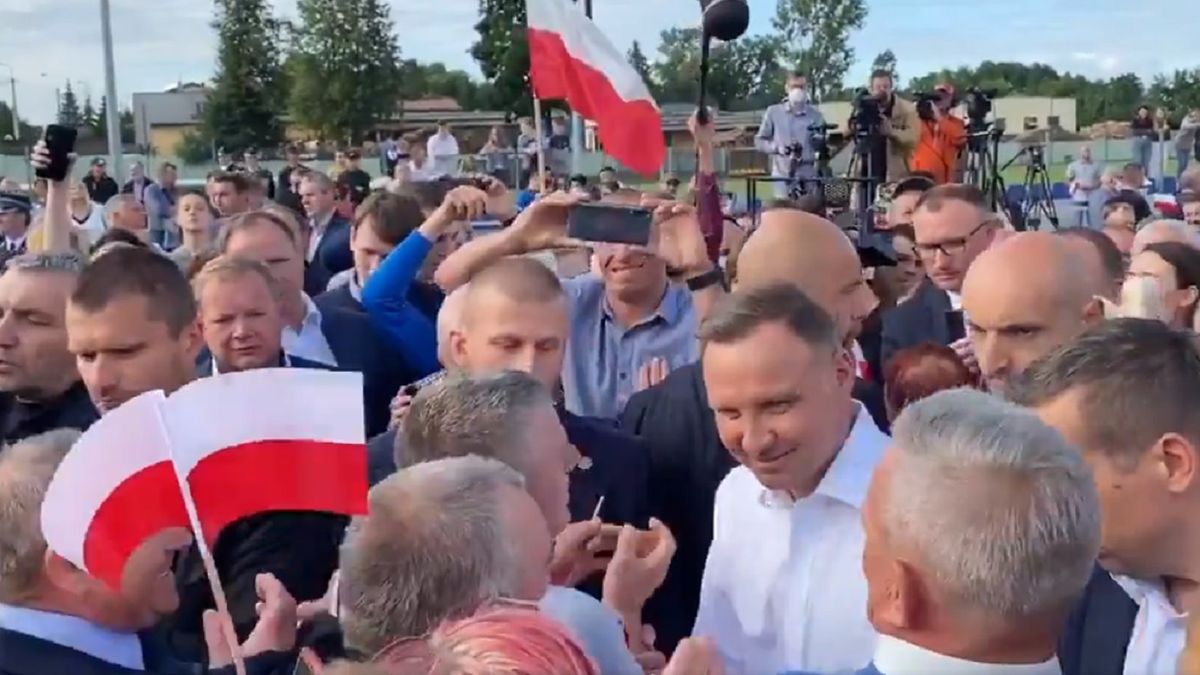 Koronawirus na spotkaniu z Andrzejem Dudą