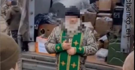 Nagrali rosyjskiego kapelana. Przekaz jak z kosmosu