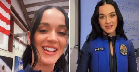 Katy Perry wróciła z kosmosu. Wymowny gest po powrocie