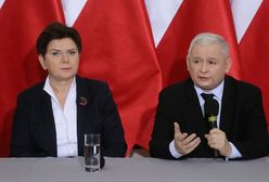 Jarosław Kaczyński i premier Beata Szydło na wspólnej konferencji. Prezes PiS: wyciągamy rękę do zgody, ale warunkiem jest powrót do normalnej pracy parlamentu