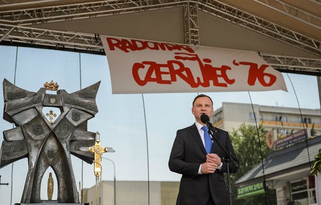 Czerwiec '76. Prezydent Duda: gdyby nie było Radomia, może nie byłoby Solidarności