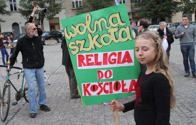 Świecka szkoła. "Mówimy "nie" finansowaniu religii z budżetu państwa"