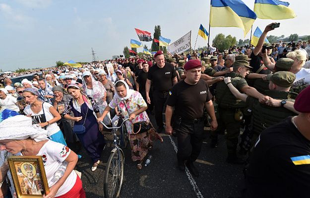 Zaostrzone środki bezpieczeństwa na Ukrainie. Marsz prawosławnych zbliża się do Kijowa