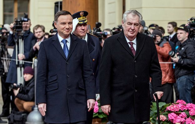 Wizyta Andrzeja Dudy w Czechach. Prezydent Zeman broni polskiego rządu, Duda zabiera głos ws. sporu wokół TK