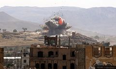 Koalicja arabska przechwyciła dwa pociski z Jemenu wystrzelone przez Huti