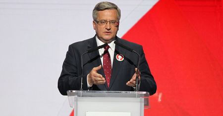 Finał konwencji Bronisława Komorowskiego. Zbigniew Lazar: straszył i groził komu mógł