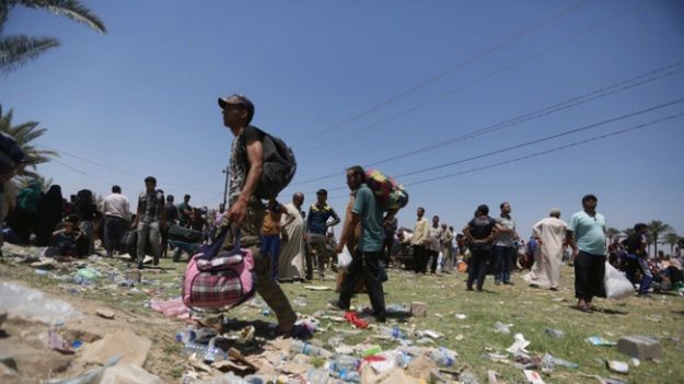 Większość uciekinierów zmierza do Bagdadu