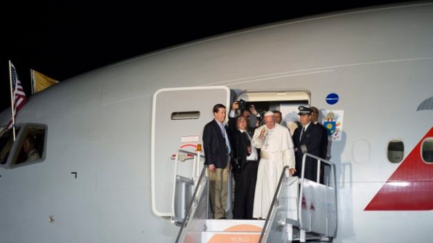 Była to pierwsza wizyta Franciszka w USA