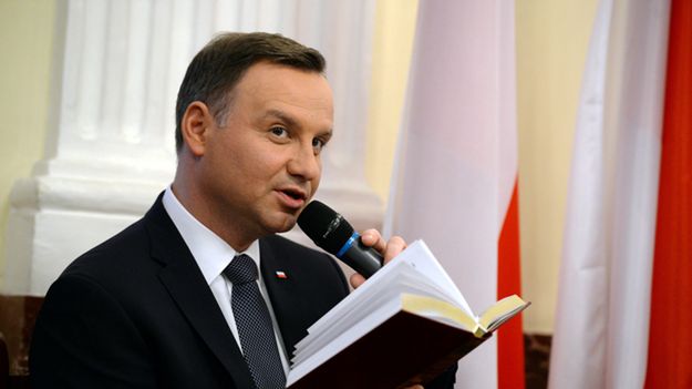 Prezydent Andrzej Duda w ambasadzie RP w Pradze.