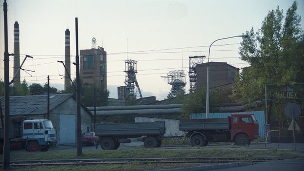 Oczekiwanie na załadunek węgla kamiennego z kopalni Bytomskiej Spółki Węglowej S.A. - Zakładu Górniczego Centrum