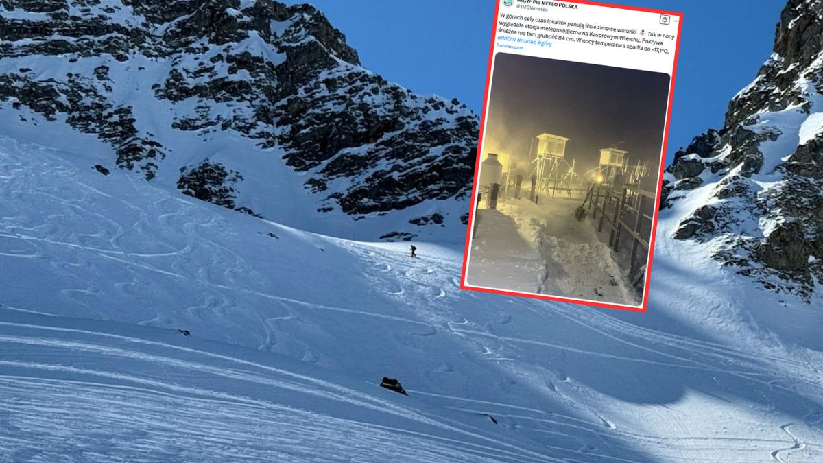 Na Kasprowym Wierchu sypnęło sporo śniegu 