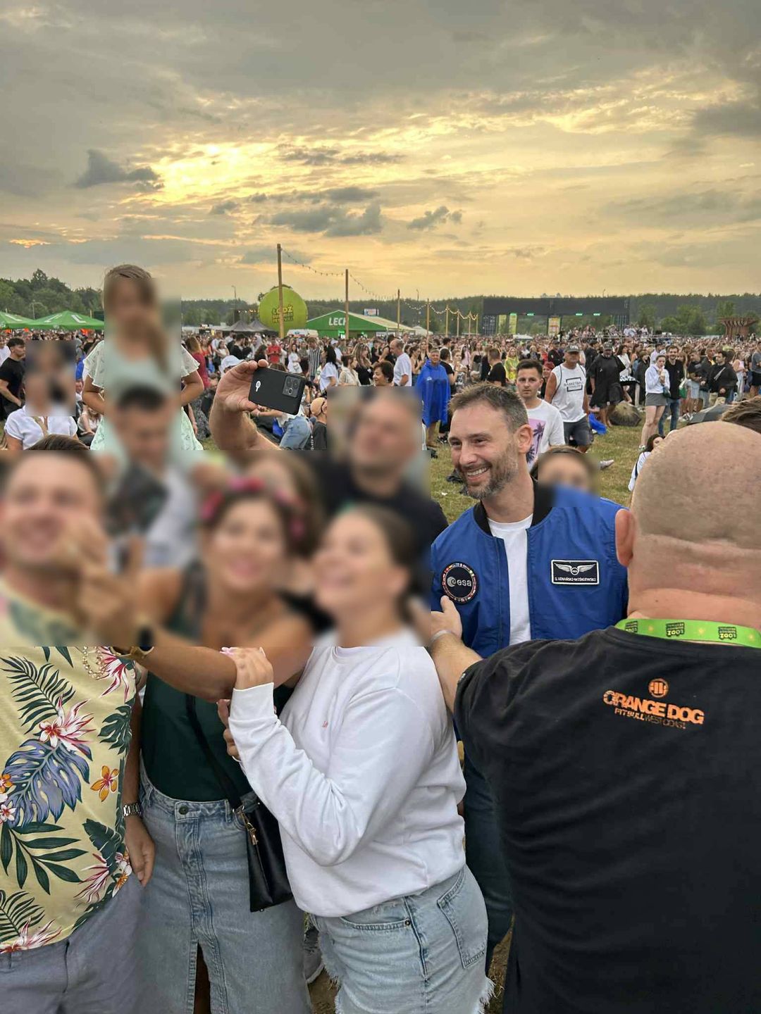 Sławosz Uznański-Wiśniewski z żoną na Łódź Summer Festival