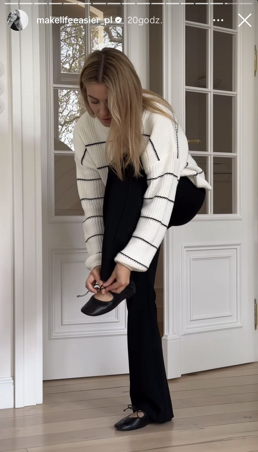 Kasia Tusk zachwyca w modnych balerinach 