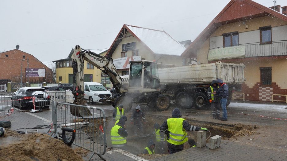 Awaria ciepłownicza w Bełchatowie