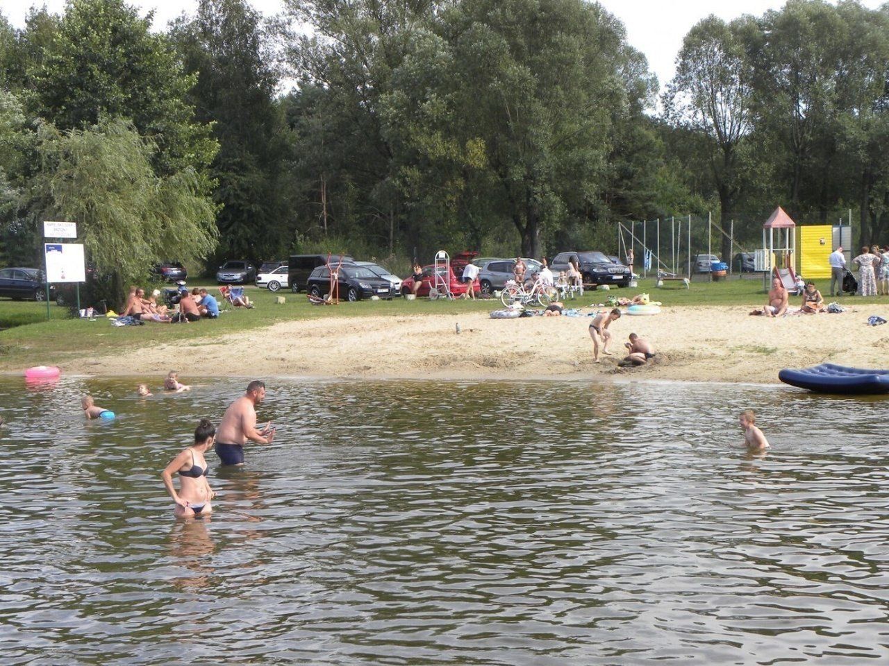 Kąpielisko w Brzezinach w powiecie kaliskim, zdjęcia archiwalne