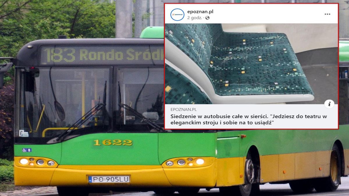Problemy w autobusach w Poznaniu.