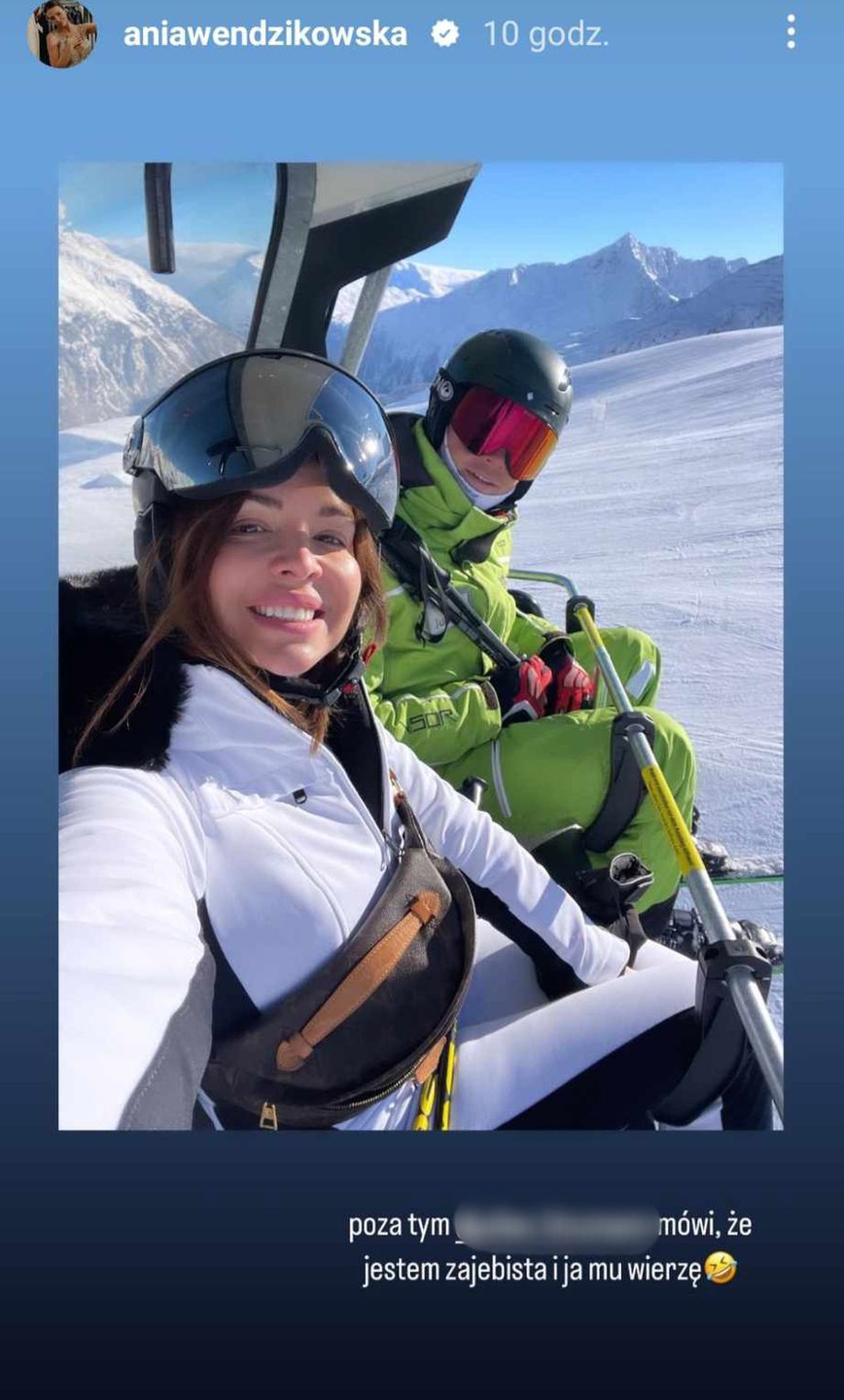 Ferie Anny Wendzikowskiej na Instagramie