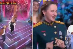 Ukraińskie piosenki, wojskowi na widowni. Sylwester w rosyjskiej TV