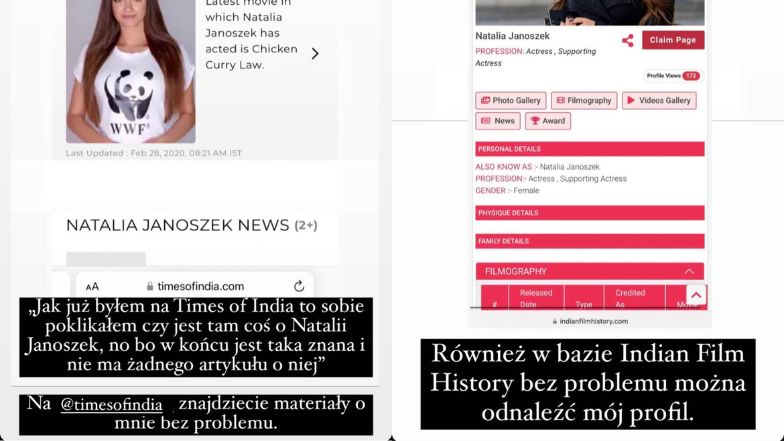 Natalia Janoszek odgryza się Krzysztofowi Stanowskiemu 