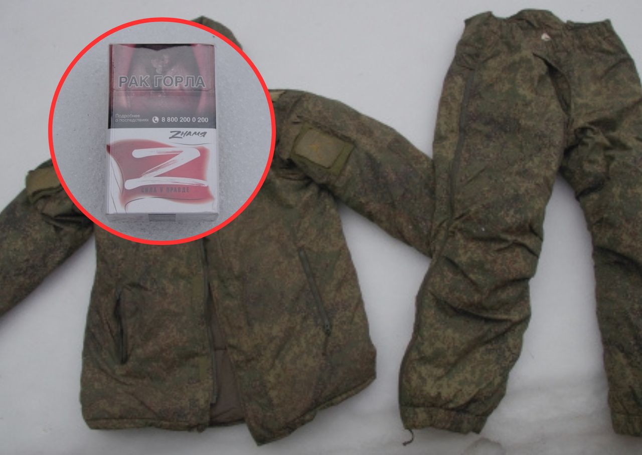 On the PZH profile, you can bid on military clothing, parachutes, and even... cigarettes.