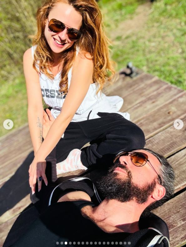 Kaja Paschalska z narzeczonym