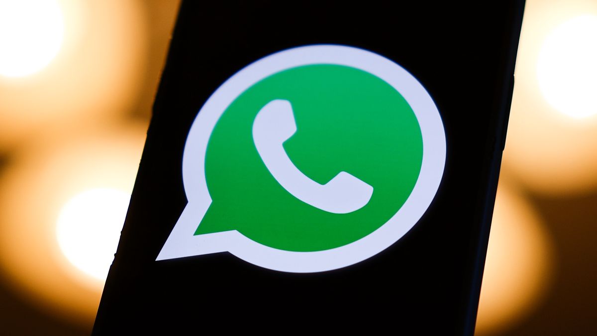 WhatsApp logo displayed on a phone screen is seen in this illustration photo taken in Poland on December 15, 2024. (Photo by Jakub Porzycki/NurPhoto via Getty Images)