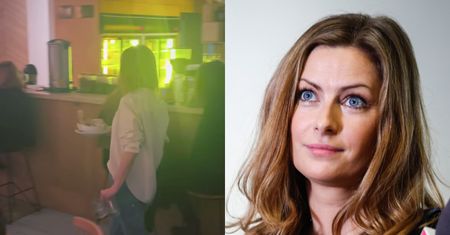 Laura Breszka sprząta stoliki w restauracji. "Muszę sobie dorabiać"